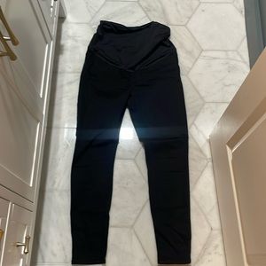 Madewell Black MATERNITY over the belly skinny jeans